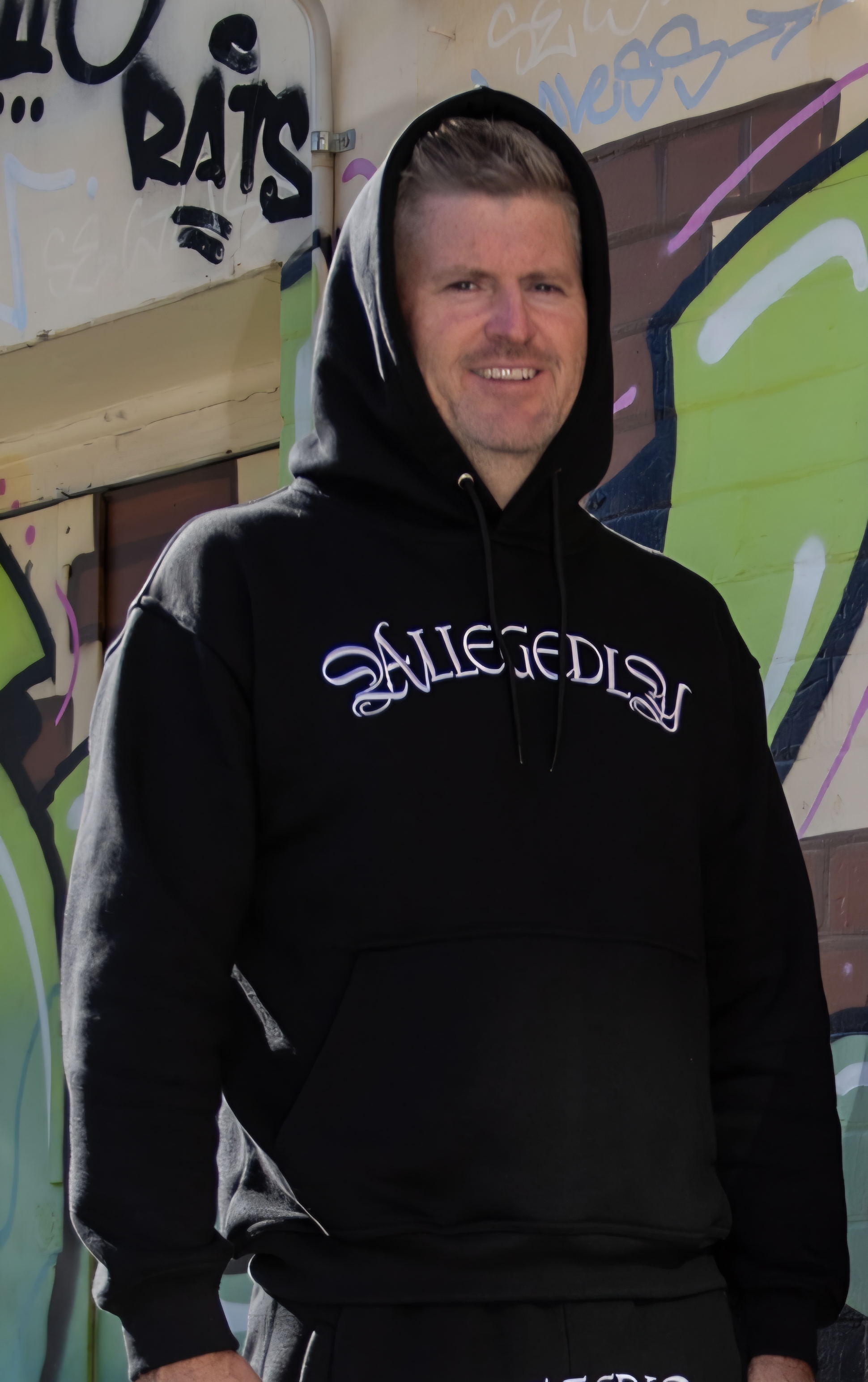 ALLEGEDLY Hoodie - Black